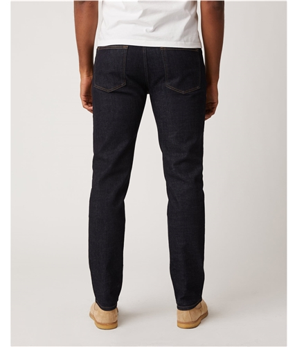 DSTLD Mens Solid Straight Leg Jeans blue 36x30
