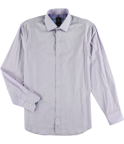 TailorByrd Mens LS Woven Button Up Shirt purple M