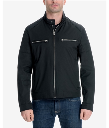 Michael Kors Mens Updated Moto Jacket black XS