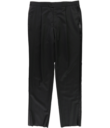 Calvin Klein Mens Tux Style Dress Pants Slacks black 32/Unfinished