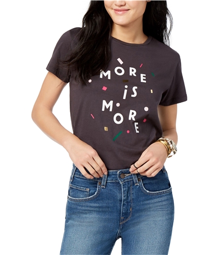ban.do Womens More Is More Graphic T-Shirt black XS