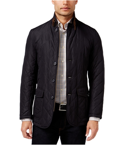 Barbour Mens Hoddless Quilted Jacket navy M