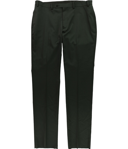 Calvin Klein Mens Solid Slim Fit Dress Pants Slacks black 35/Unfinished