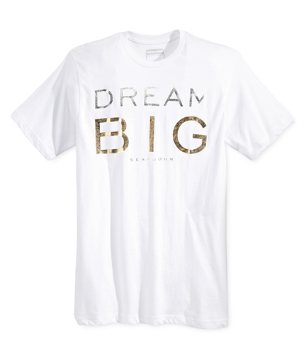 Sean John Mens Dream Graphic T-Shirt brightwhite 3XL