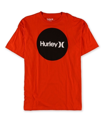 Hurley Mens Brand Flammo Graphic T-Shirt orange 2XL