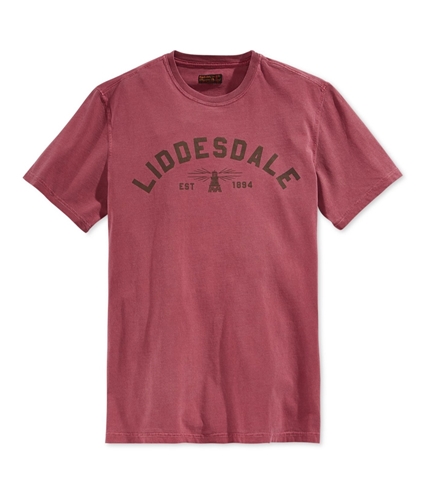 Barbour Mens Heritage Liddesdale Graphic T-Shirt bikingred S
