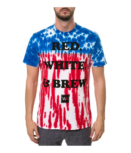 Young & Reckless Mens The Red White Brew Graphic T-Shirt multi S