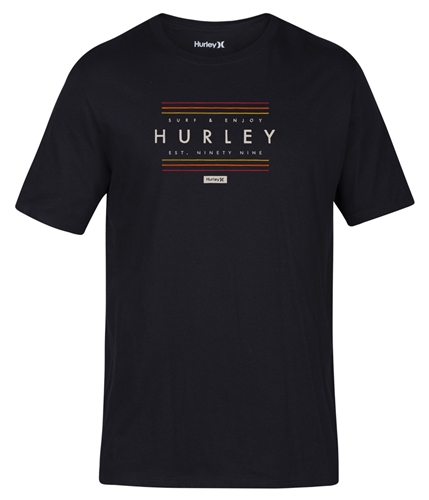 Hurley Mens Surf & Enjoy Graphic T-Shirt appear M