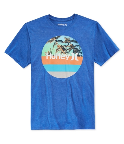 Hurley Mens Fade Premium Graphic T-Shirt heatherroyal M