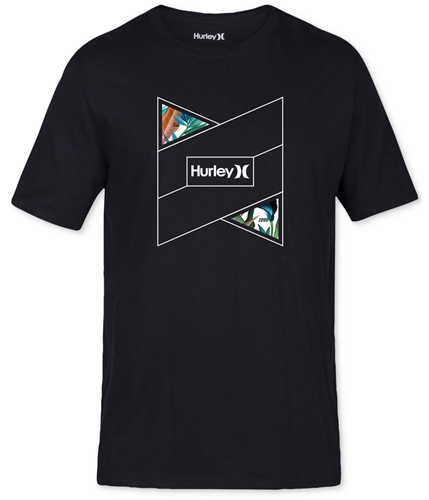 Hurley Mens Good Times in Bali Graphic T-Shirt black S