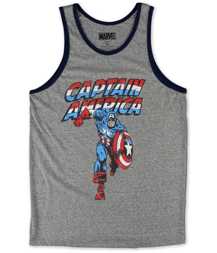 Marvel Comics Mens Captain America 75th Tank Top hna S