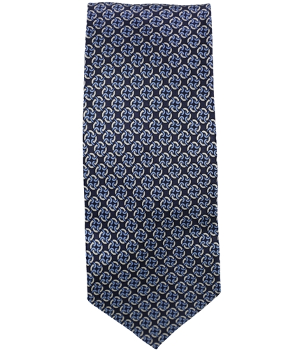 The Men's Store Mens Linked Square Self-tied Necktie navy One Size