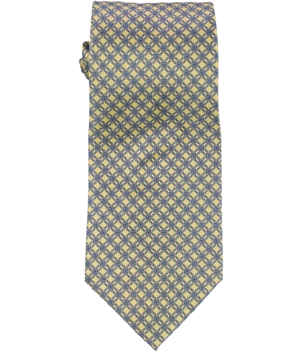 The Men's Store Mens Chainlink Silk Self-tied Necktie yellow One Size