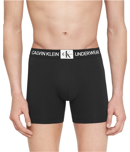 Calvin Klein Mens Classic Logo Underwear Boxer Briefs black S