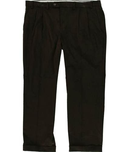Ralph Lauren Mens Pleated Casual Corduroy Pants chocolate 31x32