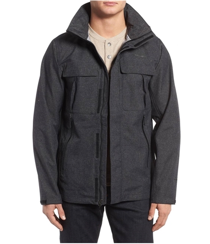The North Face Mens Stowaway Hood Field Jacket blackhthr L