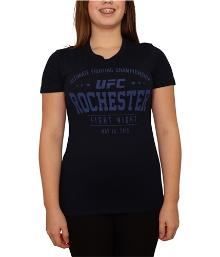 UFC Womens Rochester Fight Night Graphic T-Shirt navy S