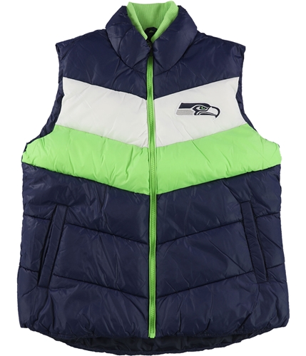 Seattle Seahawks - Mens Hooded Puffer Jacket - Zip In Vest - Mens