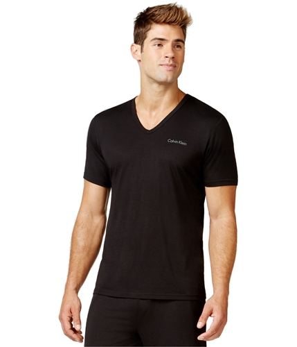 Calvin Klein Mens Liquid Luxe Basic T-Shirt black S