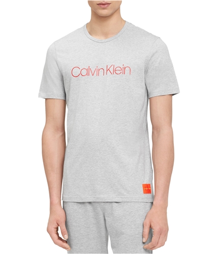 Calvin Klein Mens Monogram Basic T-Shirt gray S