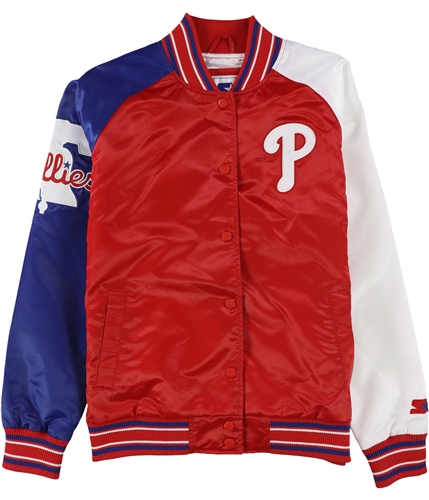 STARTER Womens Philadephia Phillies Varsity Jacket php M
