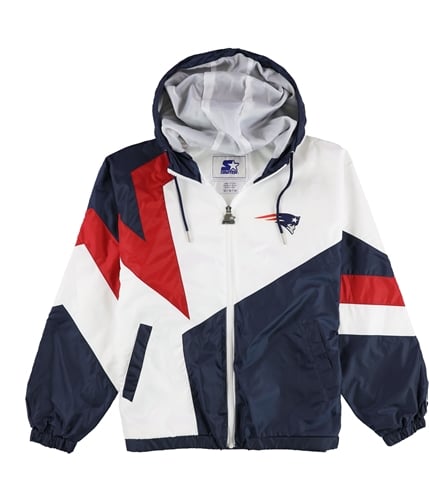 STARTER Womens New England Patriots Windbreaker Jacket pat M