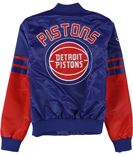 STARTER Womens Detroit Pistons Bomber Jacket dpt S