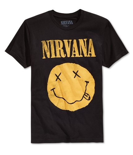 FEA Merchandise Inc Mens Classic Nirvana Graphic T-Shirt black L