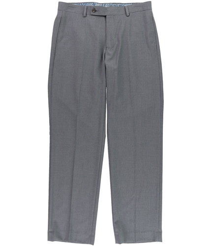 Ralph Lauren Mens Microfiber Check Dress Pants Slacks grey 30x30