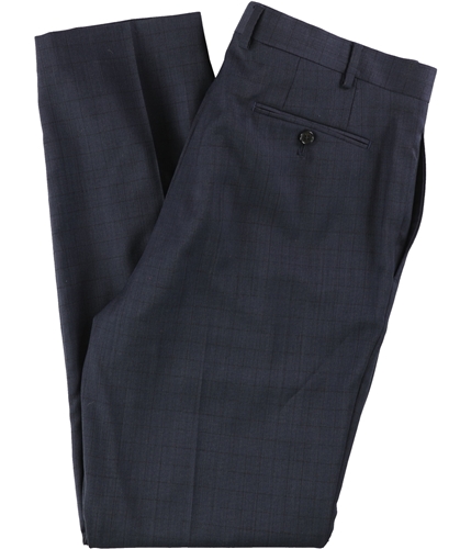 Ralph Lauren Mens Windowpane Casual Trouser Pants navy 34x34