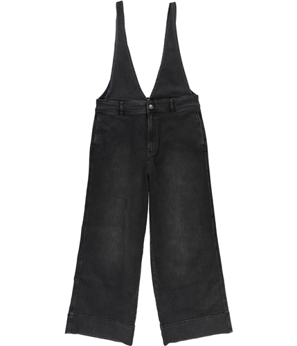 Free People Womens Casual Overall Jeans black 2x26
