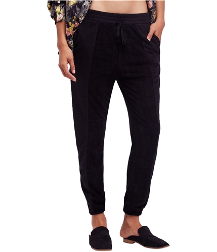 Free People Womens All Day All Night Casual Jogger Pants black XS/26