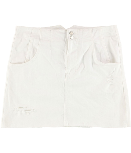 Free People Womens 5 Pocket Casual Denim Shorts white 12