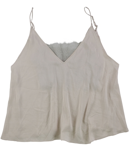 Free People Womens Lace Inset Cami Tank Top beige XS
