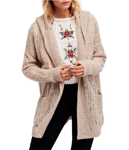 Free people shop hooded cardigan