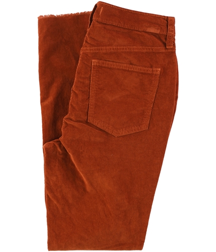 Free People Womens High Rise Casual Corduroy Pants firedchestnut 26x28