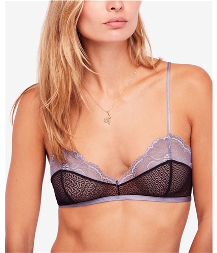 Free People Womens Olivia Bralette charcoal XS