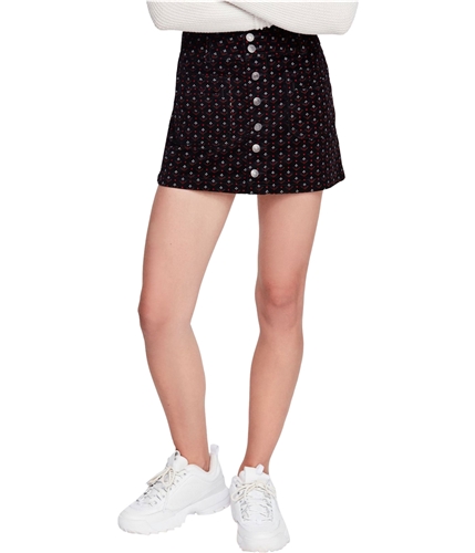 Free People Womens Solid Mini Skirt charcoal 28