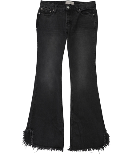 Free People Womens Vintage Flared Jeans black 26x33