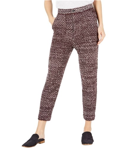 Free People Womens Knit Casual Trouser Pants mediumred XS/24