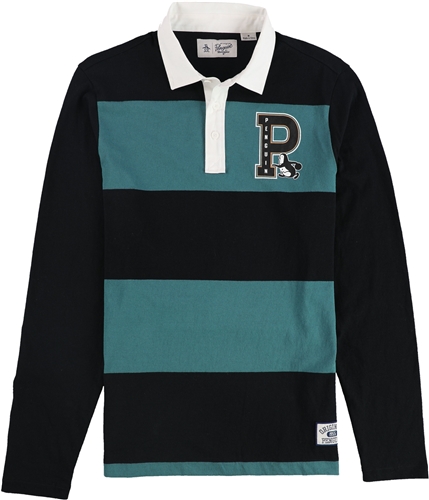 Original Penguin Mens Bowling Pete Rugby Polo Shirt trueblack S