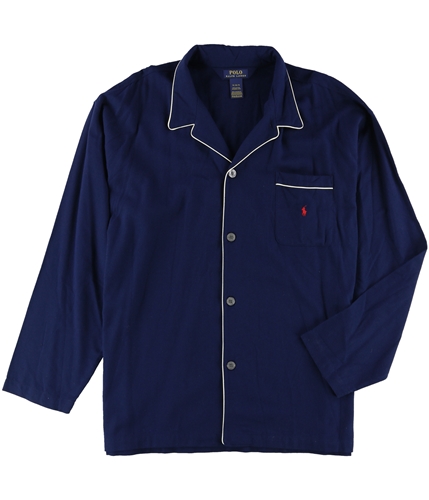 Ralph Lauren Mens Flannel Button Down Pajama Shirt w2d XL