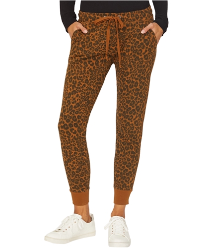 Sanctuary Clothing Womens Leopard Casual Jogger Pants crml XS/28