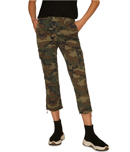 Sanctuary Clothing Womens Cropped Casual Cargo Pants greenmulti 29x26