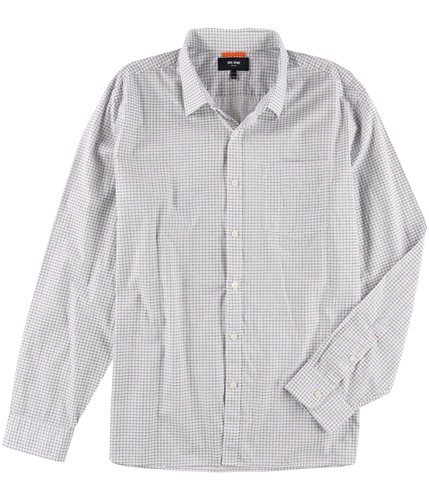 Jack Spade Mens Geometric Button Up Shirt white 2XL