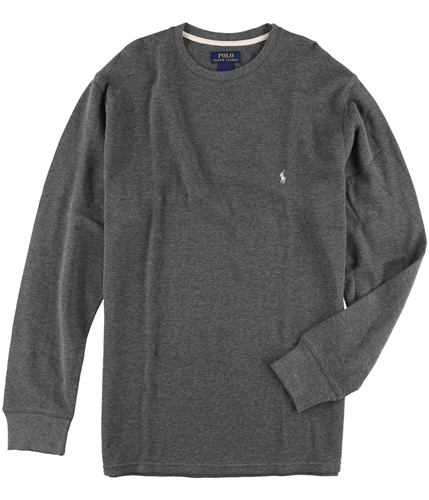 Ralph Lauren Mens Thermal Basic T-Shirt charcoalheather L