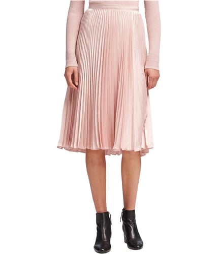 DKNY Womens Pull On Pleated Skirt ltpaspink 2