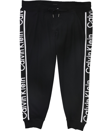 Calvin Klein Womens Logo Casual Jogger Pants black 2X/26