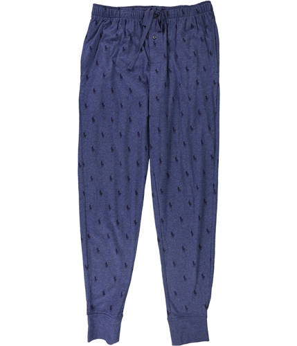 Ralph Lauren Mens Logo-Print Pajama Lounge Pants navy M/30