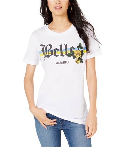 Project 28 Womens Belle Graphic T-Shirt white S
